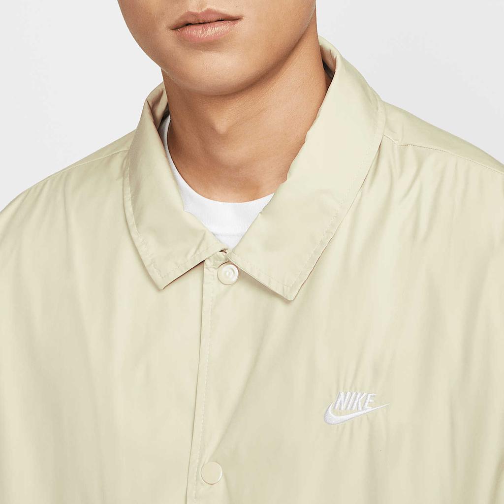 Nike Серия Club Casual Модная Удобная Универсальная Приятная к коже Куртка Мужская Куртка Молочно-белая FN3317-229