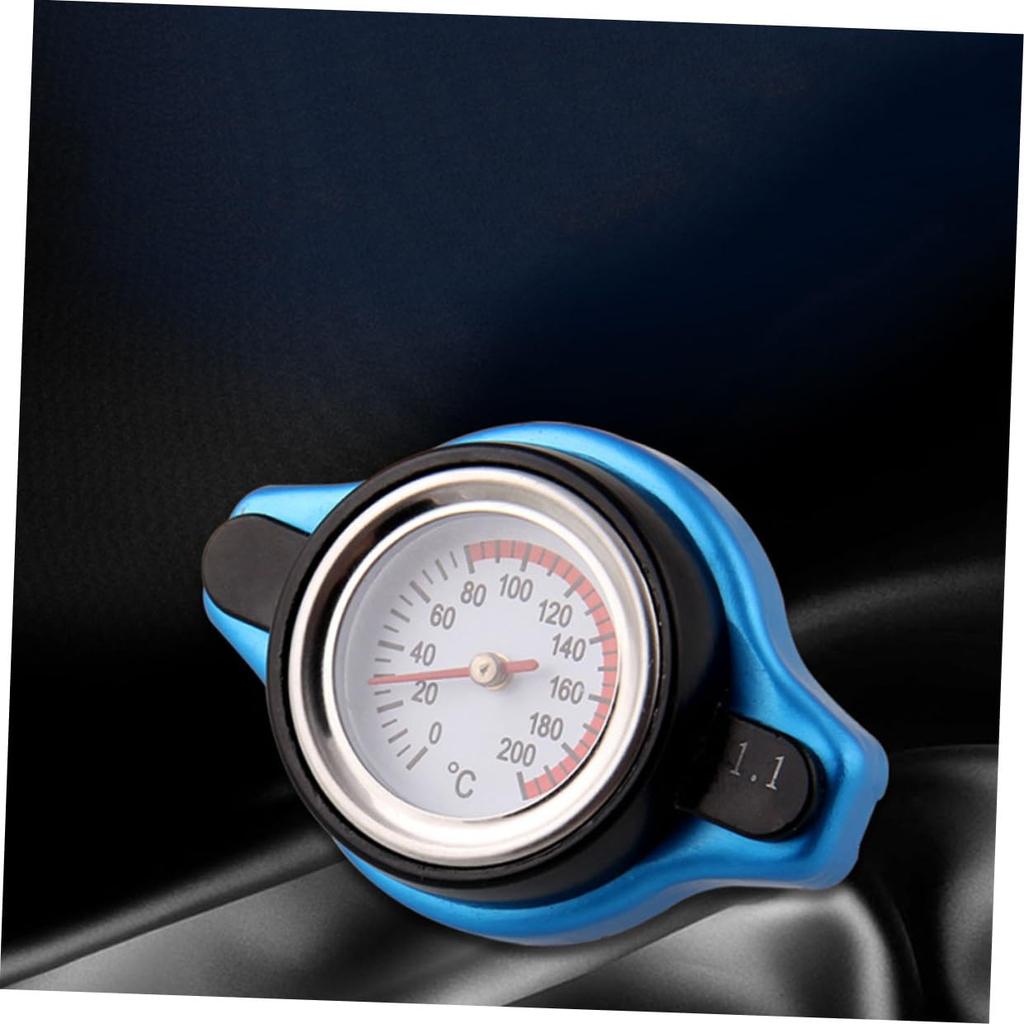 TINEASUR Car Radiator Cap Thermostat Tank Cover Easy Read 1.1 Bar