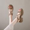 Sandals Female Summer New Fairy Style with Skirt Platform Open-toed Roman Sandals