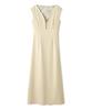 Back Ribbon Long Dress LWFO251123 CRM [Lily Brown] Women's