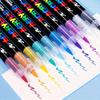 Acrylic Paint Pens, Soft Brush Tip Acrylic Paint Markers, Color Acrylic Markers Ideal For Canvas, Rock Painting, Wood, Stone, Glass, Ceramic