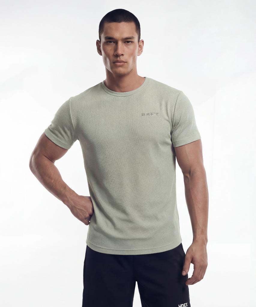 HDEX Fine Motion Waffle Short Sleeve (Greige)