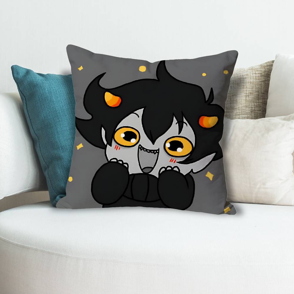 Cute KKarkat VVantas Various Sizes Square Pillow Case For Car Home Bedchamber Decor Custom Valentine gift