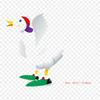 Duck Animals Cygnini Iron On Heat Transfer Printing Vinyl Patches Sticker for Clothes DIY Appliques Washable Patches