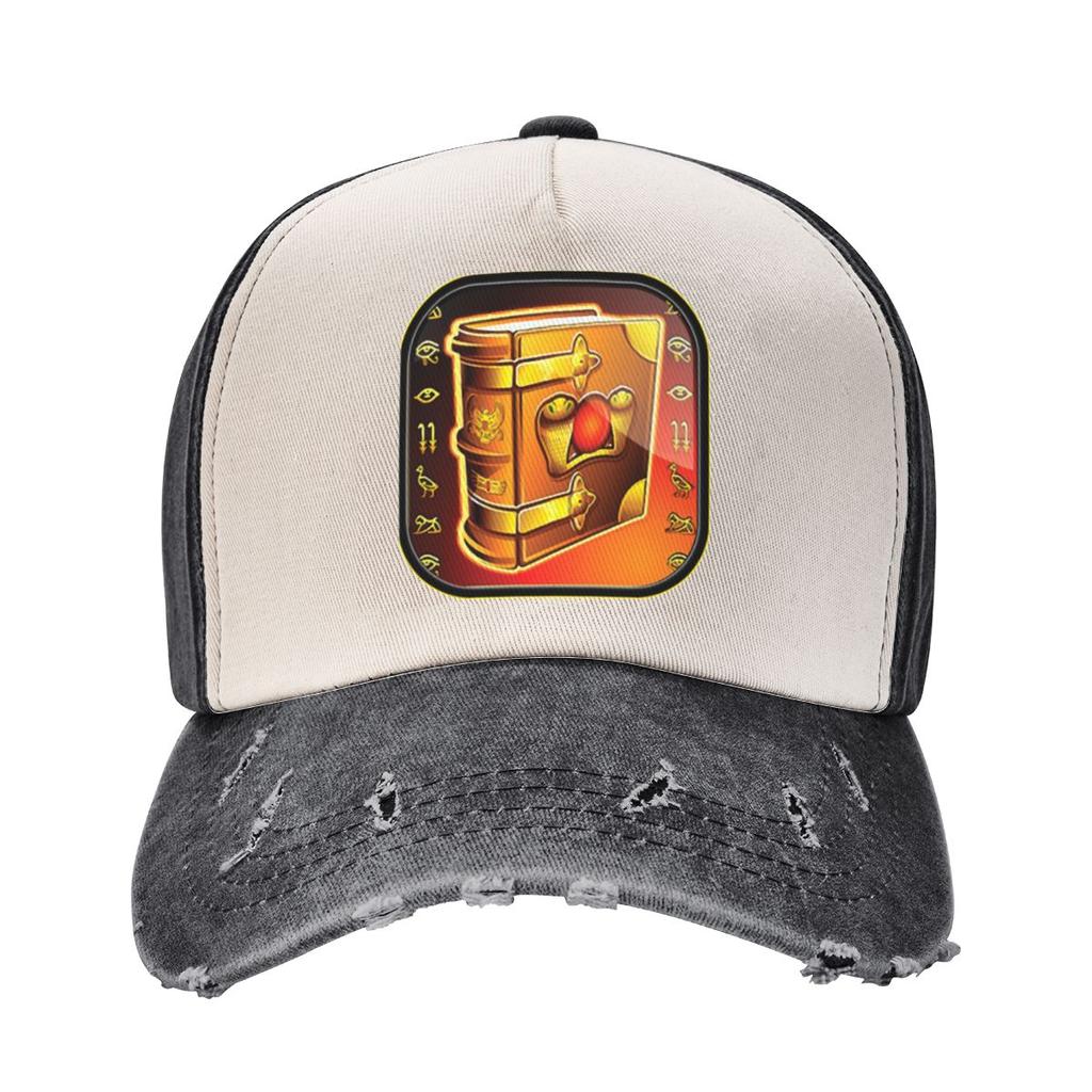 Book Of Ra Game Gaming Trucker Hat Аксессуары Повседневные потертые потертые головные уборы для женщин унисекс Регулируемые