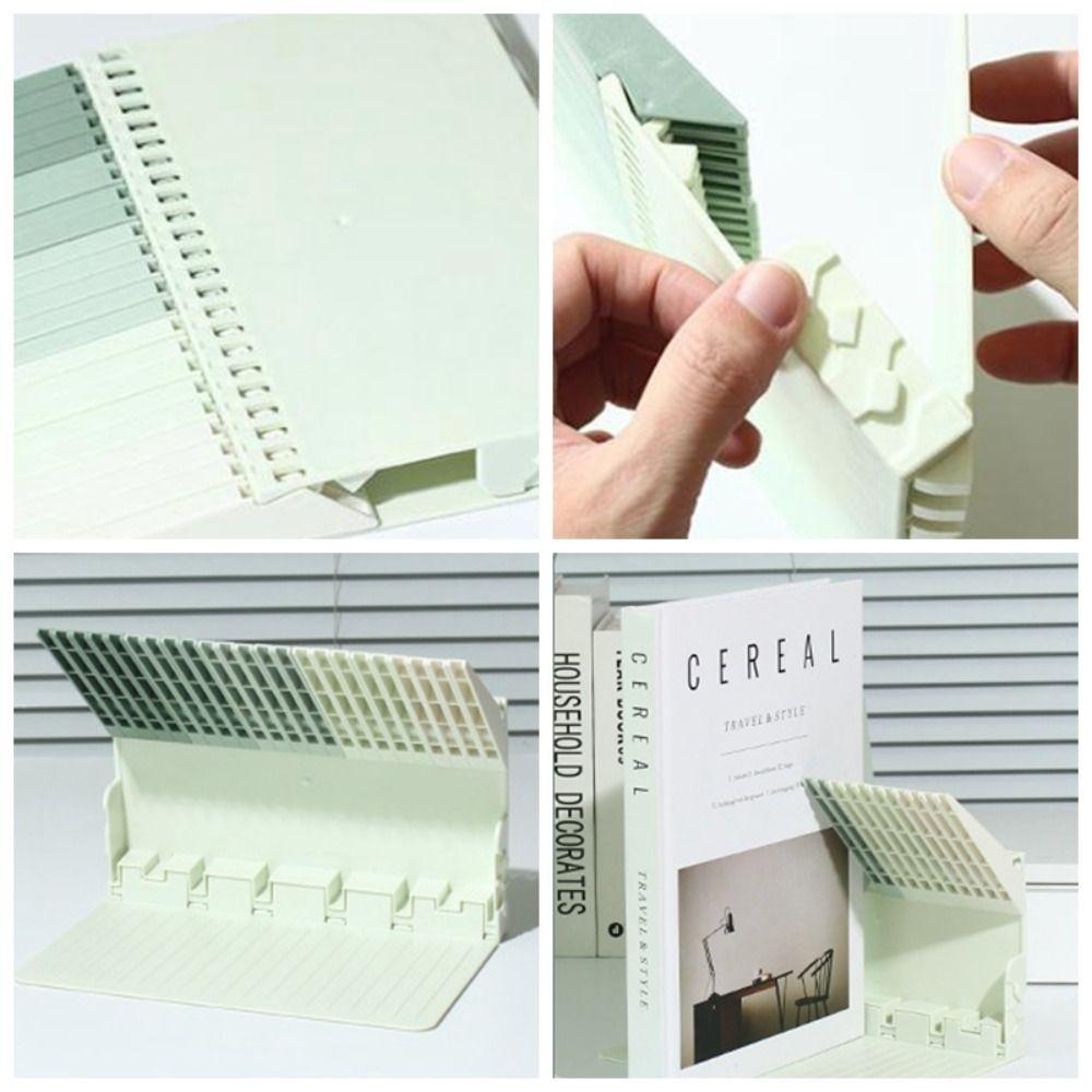 High Quality Organ Book Stand Gradient Color Book Holder INS Piano Key Bookend  Gift