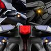 4 Pcs Motorcycle Dirt Bike Scooter Led Turn Signal Brake Light Drl Flashing Lamp