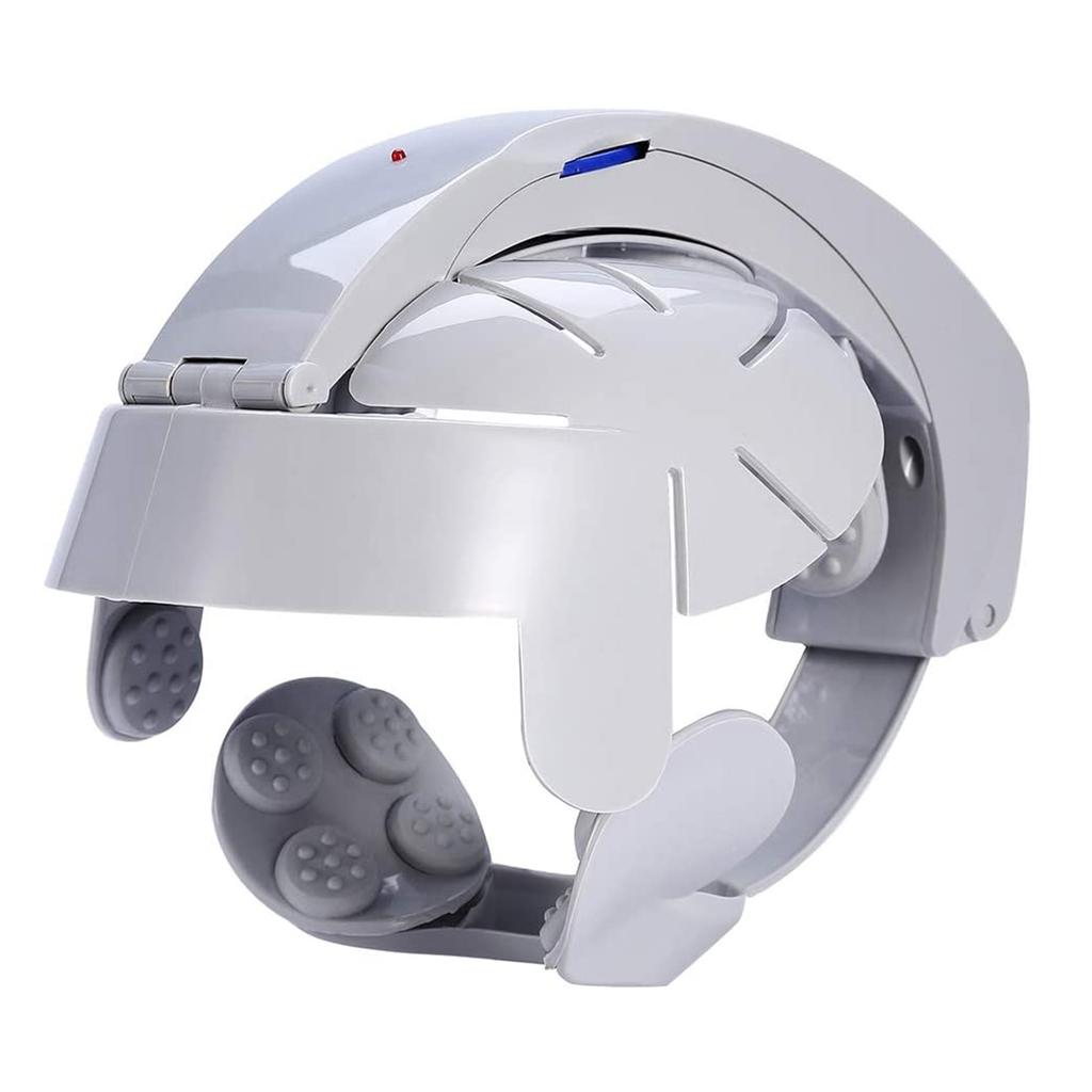 Электрический массажер для головы, шлем, релаксация мозга, вибрация, акупунктурные точки, здравоохранение GEG