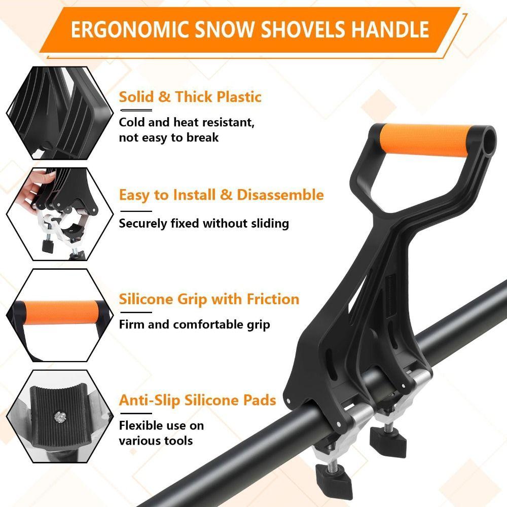 Non-Slip Garden Tool Handle Extender Adjustable Length Long Reach Tool Garden Work