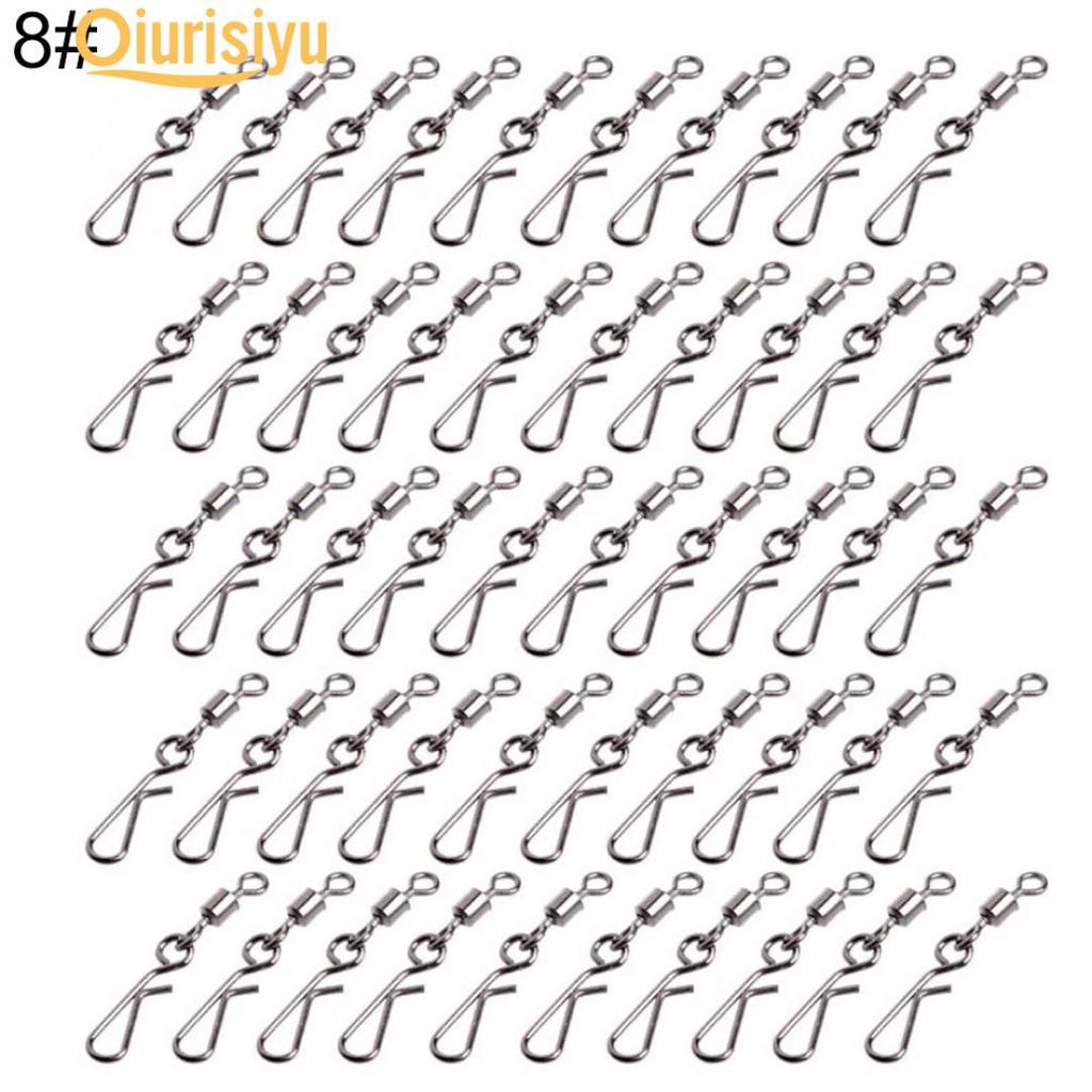 Размер 10, 8, 6, 4, 2, рыболовный вращающийся вертлюг, фиксатор, соединительный штифт, снасти, аксессуары для рыбалки