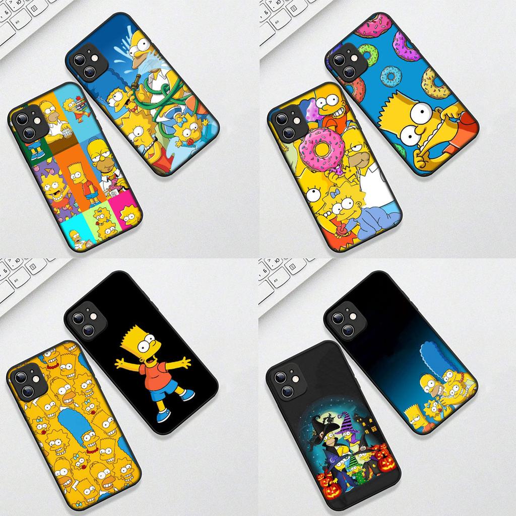 Casing for Apple iPhone 12 13 Pro Max Mini ProMax X XR Air 13Pro XS Phone Cover Protective Case Wallpaper S-Simpsons Bart