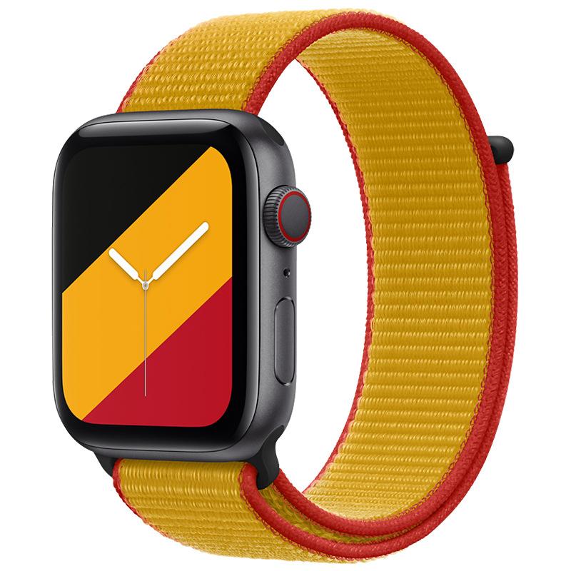 Нейлоновый спортивный ремешок-петля для Apple Watch SE 6, 7, 3, 4, 5, ремешок для часов iWatch 42 мм, 38 мм, 41 мм, 45 мм, смарт-часы, международный браслет