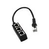RJ45 1 Штекер на 3 Розетки Сетевой Разветвитель Ethernet LAN Кабель-Адаптер для Cat5, Cat5e, Cat6, Cat7 Прочный