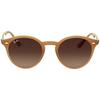 Солнцезащитные очки Ray Ban Коричневые Градиентные Круглые Унисекс Rb2180 616613 49