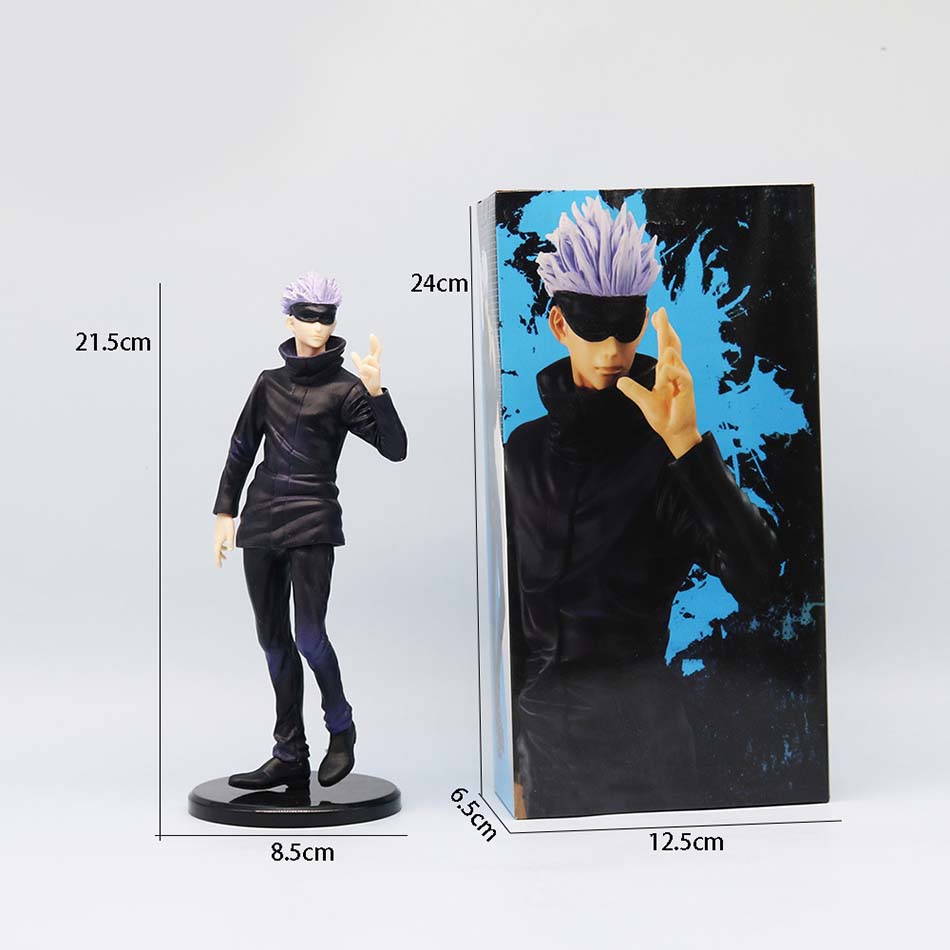 21 см Аниме Фигурка Jujutsu Kaisen Годжо Сатору Аниме Статуэтка ПВХ Фигурка Коллекционная Модель Игрушки Детская Кукла-Украшение