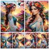 Beautiful Woman 5D Diamond Painting Sales Full Square Round Diy Jewelry Embroidery CrossStitch Embroidery Portrait Home Art