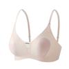 Women's Seamless Ultra-thin Wire-free Bra with Rabbit Ear Cups - Comfortable Large Chest Minimizer