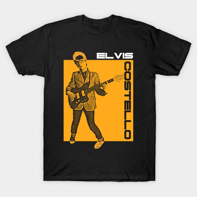 New popular Elvis Costello Retro Style Black Men All size Shirt ND154 Unisex T-Shirt