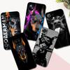 Black Tpu Case For Xiaomi Mi 11i 5G Redmi Note 11 11S Pro PLUS 4G 5G Cover Doberman