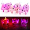 2024 New Pink Color Electric Walking Pig Toy With Light Musical Kids Funny Electronics Toy Children Birthday Gift Toys