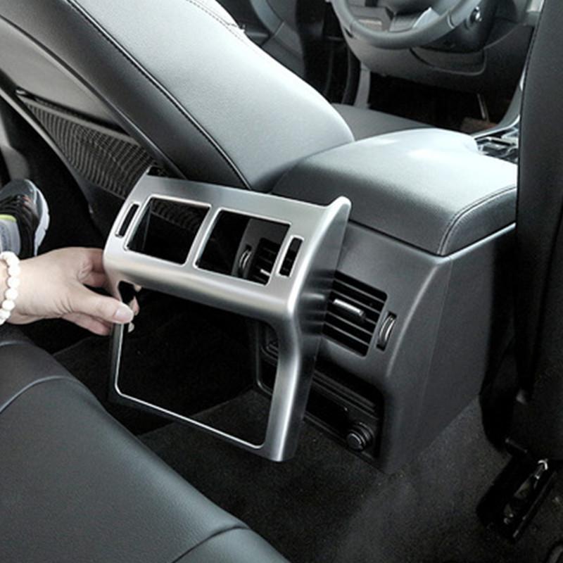 Стайлинг автомобиля, внутренний подлокотник, задний кондиционер, вентиляционное отверстие, рамка, крышка, наклейка, подходит для автомобиля Jaguar XE X760 XF