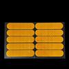 200Pcs High Visibility Car Reflector Tape Wear-Resistant Reflective Stickers Strips  Night Riding