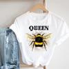 Tee Top Summer Fashion Women Print Tshirt Bee Lovely Sweet Spring Lady Female Clothing Casual Short Sleeve Graphic T-shirt
