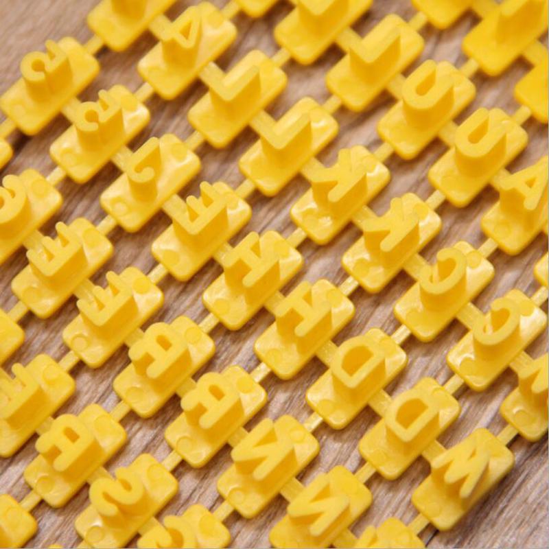 Alphabet Letter Number Cookie Biscuit Mold Press Embosser Cutter Fondant Mould