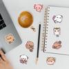 50 Cute Cartoon Animals Doodle Stickers Creative Animal Stickers Mobile Phone Computer Waterproof Decorative Stickers