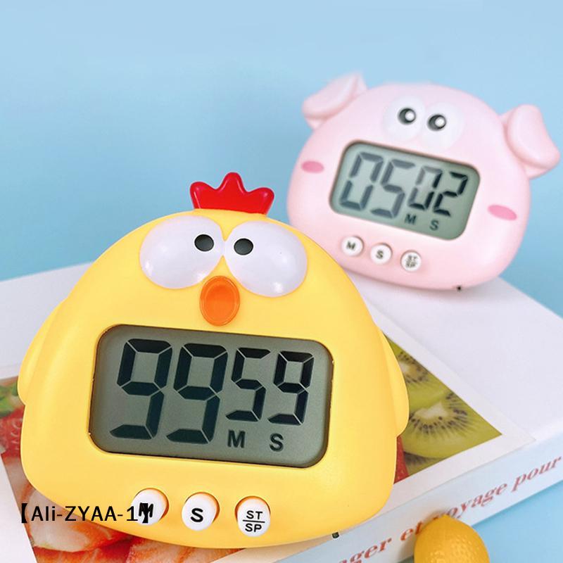 ADigital Timer For Kid Study Kitchen Countdown Alarm Clock Child Study Timer Cute Animals Timer Kitchen Cooking Gadgets Gift3