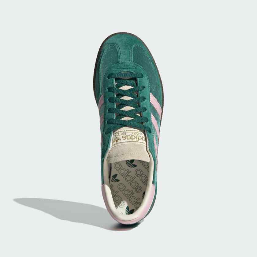 JI2648 adidas Originals Handball Spezial Колледж-Зеленый Прозрачно-Розовый (Женский)