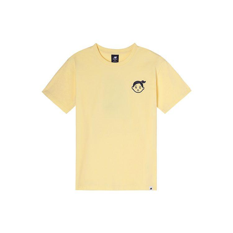 New Balance Набор Noritake в рукаве Футболка Женская Желтая AWT12333-CYW