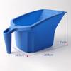 Blue Plastic Paint Tray Paint Bucket Roller Brush Holding New Material Paint Cup