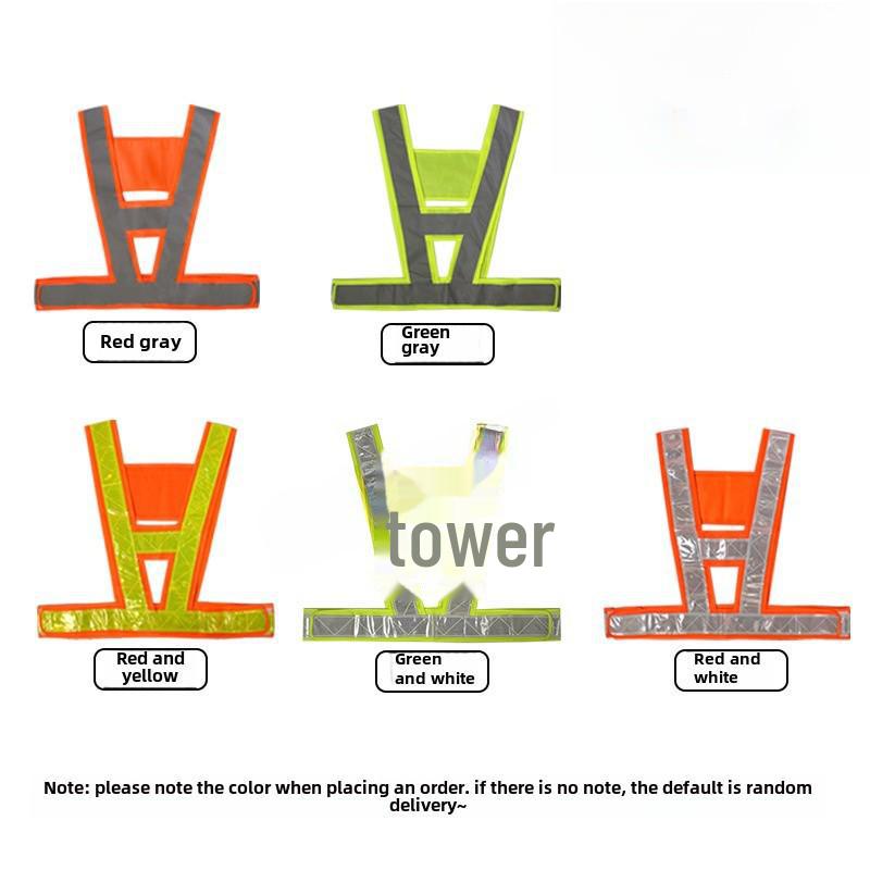 High-Visibility Reflective Safety Vest for Traffic and Construction Workers