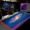 Космический коврик для мыши RGB-подсветка Коврик для мыши для ноутбука Коврик для мыши для ноутбука Игровой коврик для компьютера Игровые аксессуары
