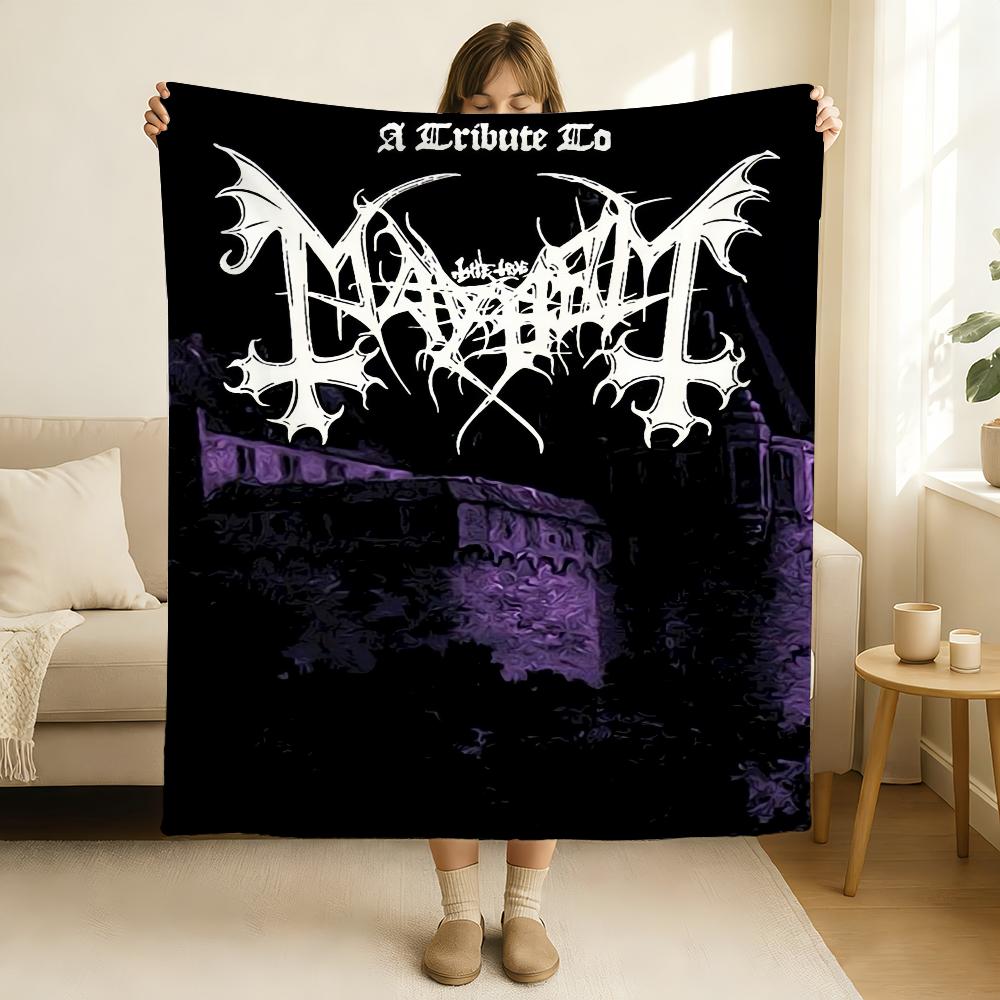 Плед M-Mayhem Liturgy of Death Мягкий и приятный для кожи Для дивана Кровати Дремоты Покрывало Всесезонное Одеяло