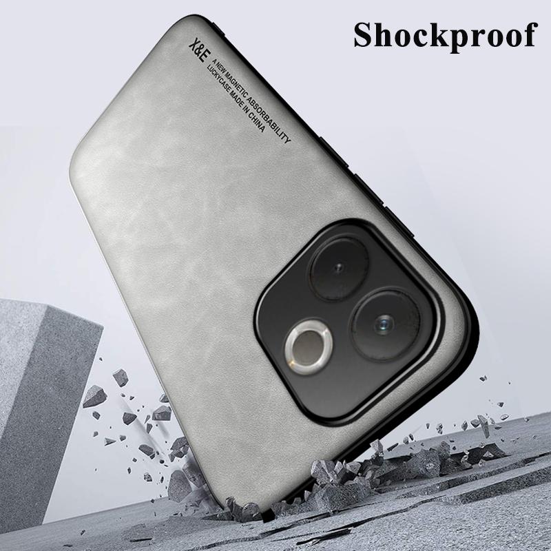 KEYSION Роскошный ретро чехол из искусственной кожи для OPPO A5 Pro 5G Мягкий силиконовый + противоударный чехол для задней панели телефона из поликарбоната для OPPO A5 Pro 5G