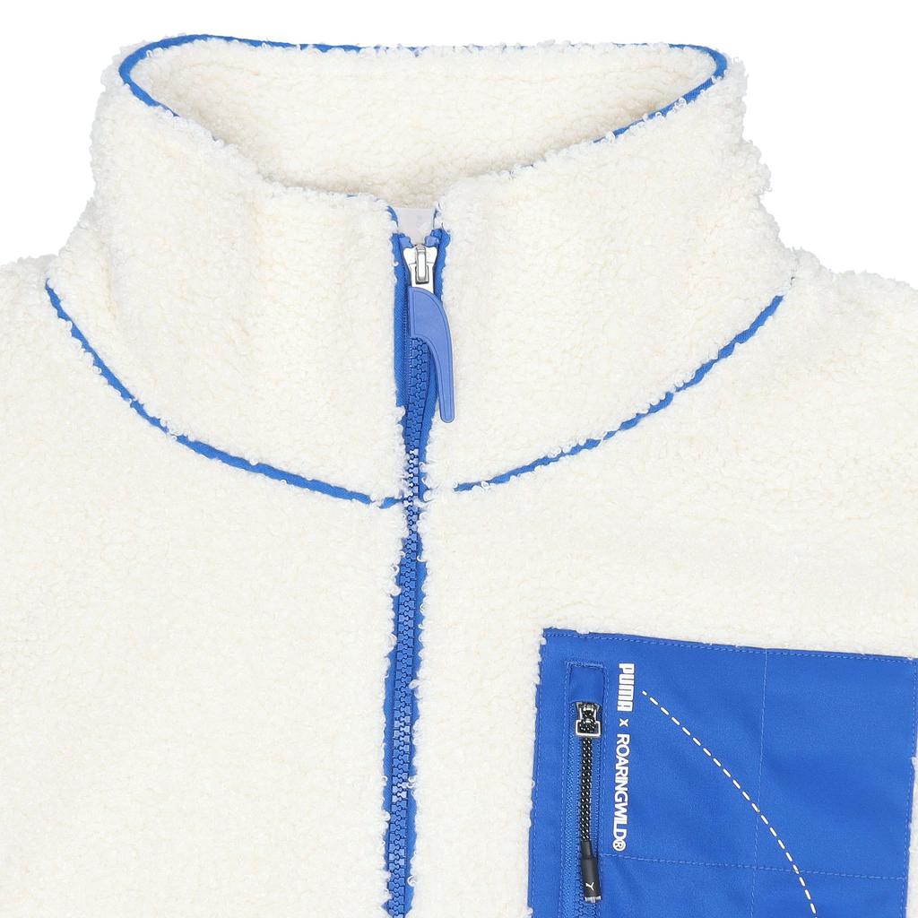 Puma X ROARINGWILD Куртки Мужские Белый Стойка Умеренный Другое 532597-73