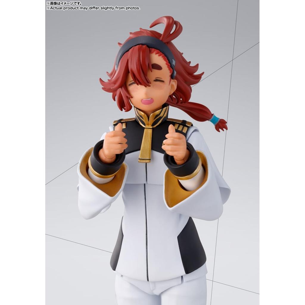 TAMASHII NATIONS SHFiguarts Gundam Witch из Mercury Suletta Mercury 140 мм окрашенная фигурка из ПВХ и АБС