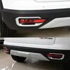 For Changan CS35 Plus 2018  Car Rear Bumper Fog Light Rear Brake Stop Lamp Light Frame Trim Cover