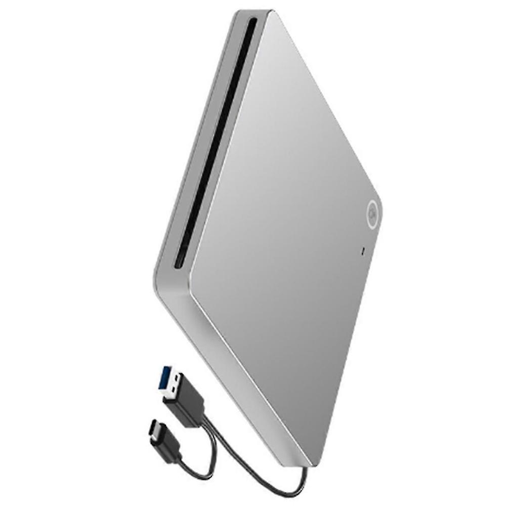 Внешний 3D Blu-Ray DVD-привод, USB 3.0 и Type-C Blu-Ray CD DVD-привод Плеер Ультратонкий щелевой CD DVD-записывающее устройство
