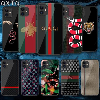 Роскошный модный чехол G-Guccis для iPhone Samsung Galaxy Redmi Note S 17 16 15 14 13 20 24 25 54 Pro Max Ultra Fe Чехол из закаленного стекла
