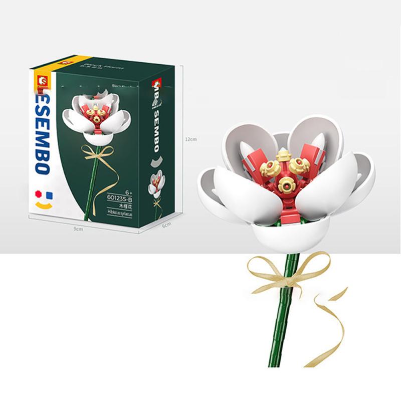 Вечные цветы Букет Строительные блоки Совместимы с Lego Сборные строительные блоки Игрушки для
