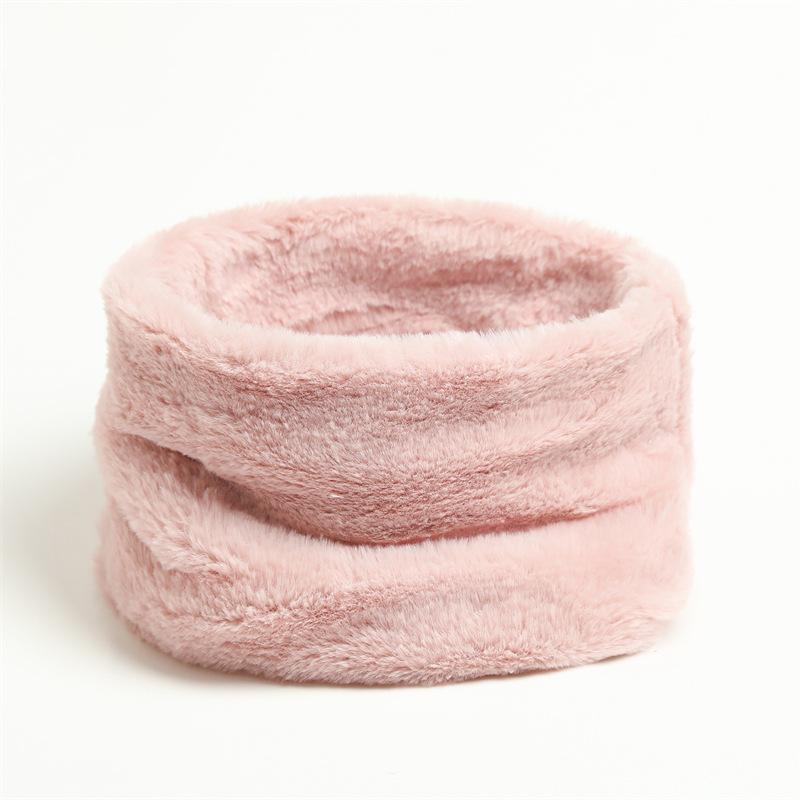 Imitation Rabbit Fur Scarf, Men'S And Women'S Warmth, Cervical Spine Pullover, Neck Cover, Versatile Solid Color Mask, Scarf