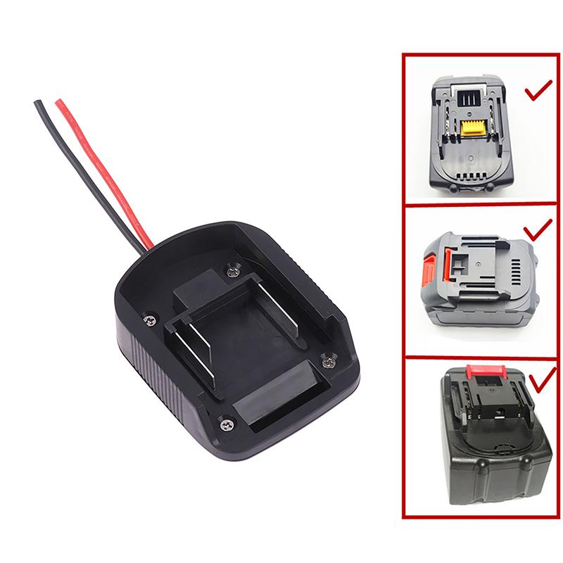 1Pcs Diy Battery Cable Battery Adapter Connector Output Adapter For 18V Li-Ion Bl1830 Bl1840 Bl1850 For Electric Drills