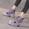 Dad's Shoe Trend New All-around Popular Women's Sports Casual Shoes with Thick Soles and High Height Inside In Spring and Autumn