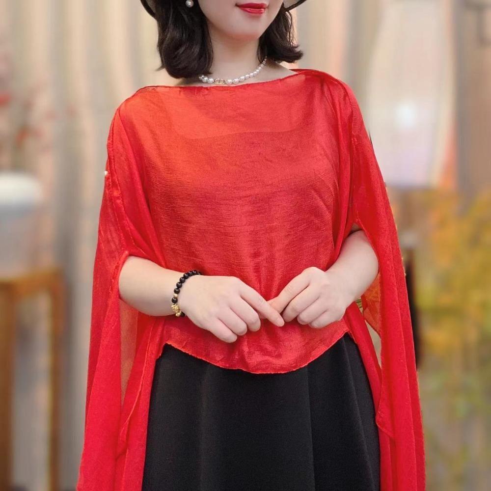Chiffon Women Shawl Pure Color Cardigan Shawl New Fashion Fashion Scarf Women Girls