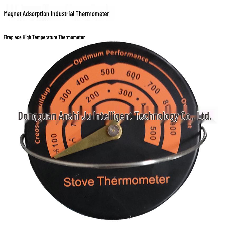 Black Heat-Powered Fireplace Fan for American Style Indoor & Outdoor Use