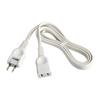 ELPA Extension Cord Female-Male (2m/Swing Plug/Anti-Tracking Cover) W-1512NB(W) White
