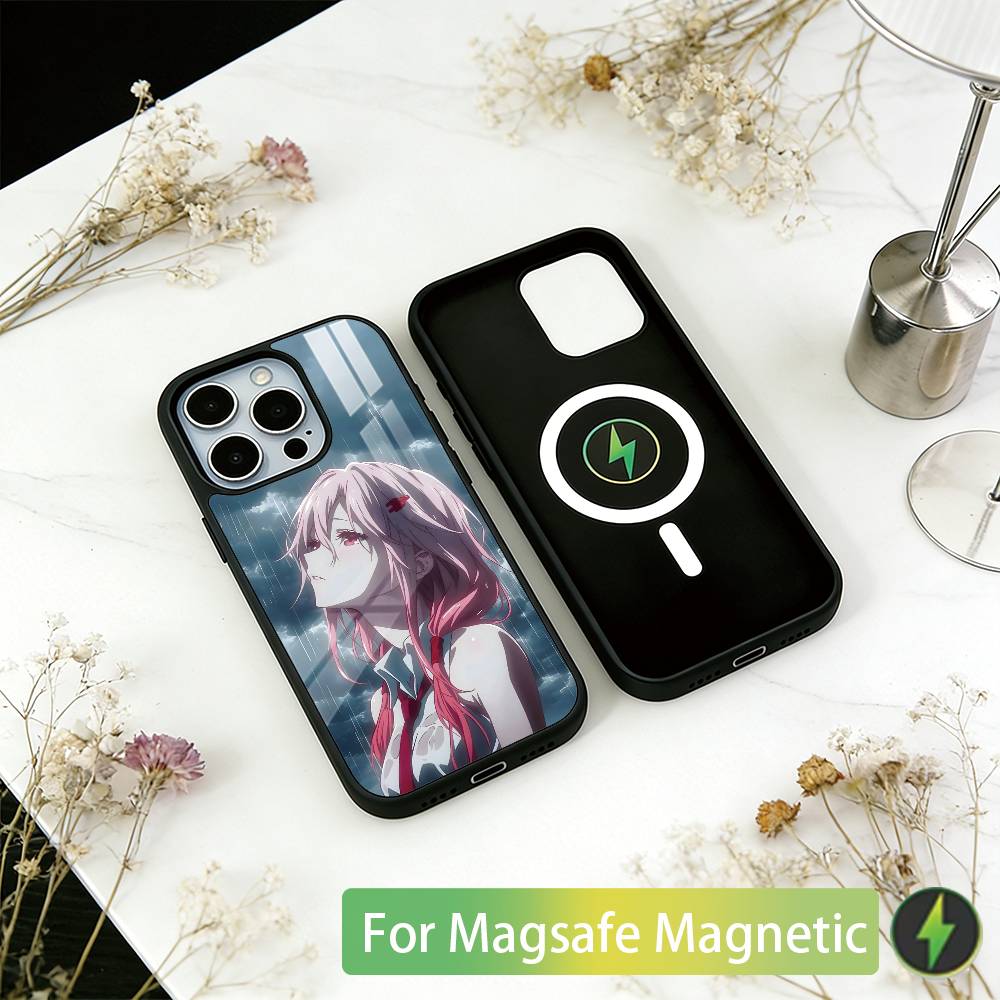 Чехол для телефона Guilty Crown Для iPhone17,16,15,14,13,12,11 Plus,Pro Магнитный Для Magsafe Беспроводная Зарядка